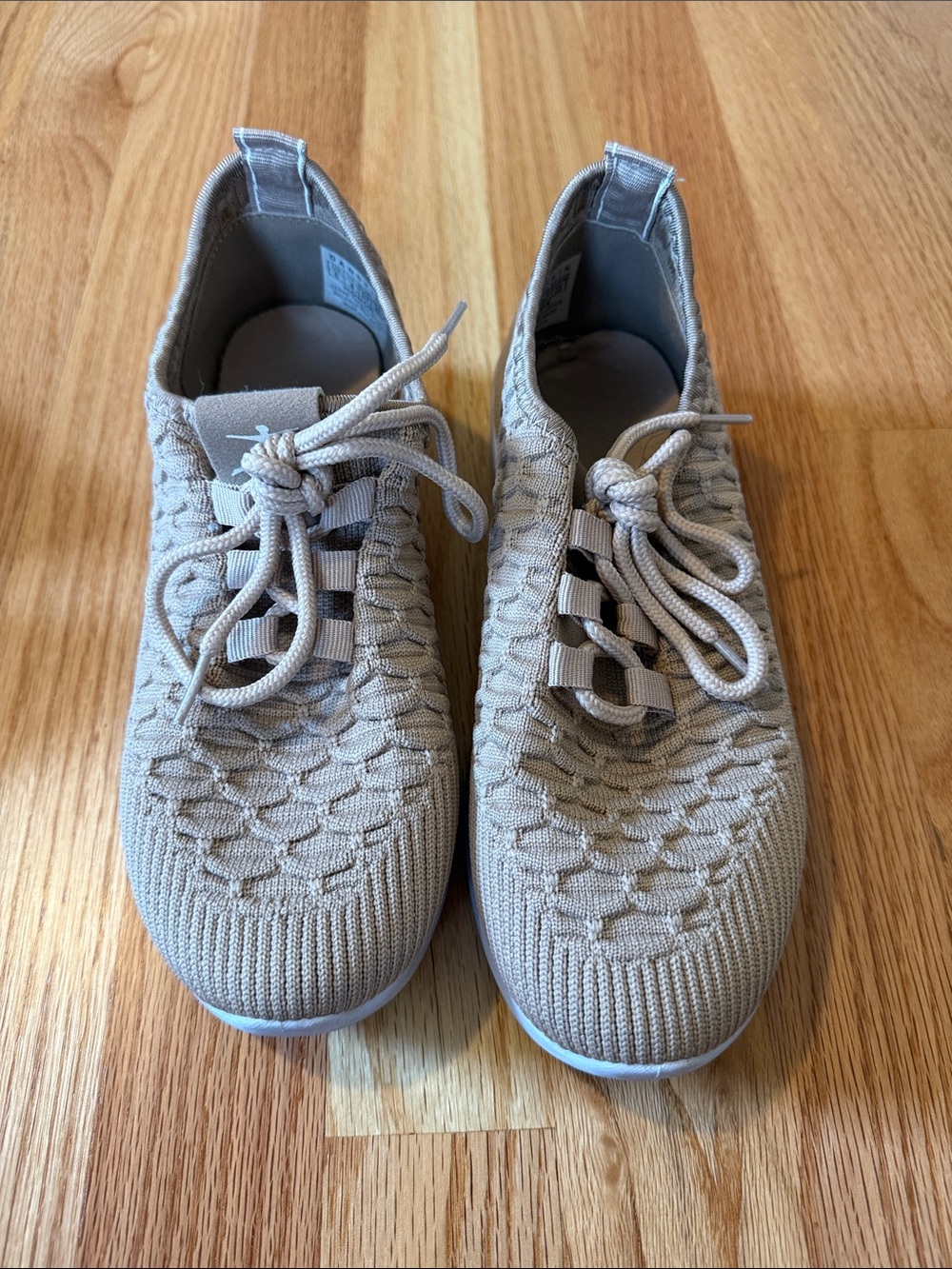 Danskin Neutral Beige Knit Slip-On Shoe